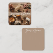 乾燥フローラ | 保保 | 美学 | 名刺 (正面/裏面)