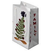 乾燥プレス花クリスマスツリー – P スモールペーパーバッグ (正面アングル)