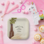 乾燥ホップと小麦ホッピリーエバー結婚ブルワーズ ペーパープレート (パーティー)