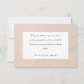 乾燥ボホフローラフレーム赤面サンキューカード サンキューカード (裏面)