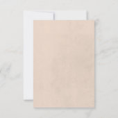 乾燥ボホフローラフレーム赤面結婚ズ 出欠カード (裏面)