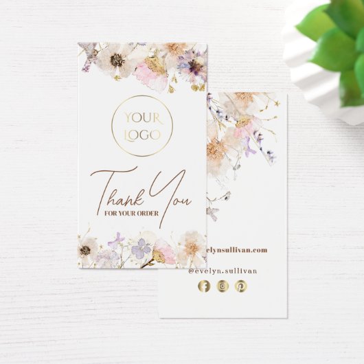 乾燥ワイルドフラワーパッケージインサート (デスク)