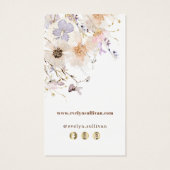 乾燥ワイルドフラワーパッケージインサート (裏面)