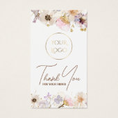 乾燥ワイルドフラワーパッケージインサート (正面)