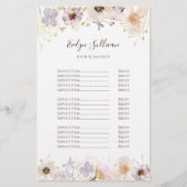 乾燥ワイルドフラワープライスチラシ チラシ (正面)