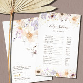 乾燥ワイルドフラワープライスチラシ チラシ