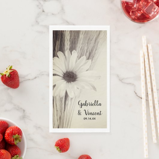 乾燥小麦とデイジーカントリーファーム結婚ズ (インサイチュ)