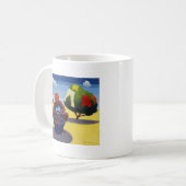 乾燥日2007年 コーヒーマグカップ (正面左)