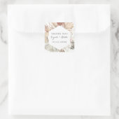 乾燥植物体フレーム結婚式の引き出物 スクエアシール (バッグ)