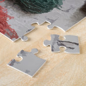 乾燥糸の水色 ジグソーパズル (側面)