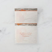 乾燥紅葉と花のサンキューカード サンキューカード (内部)