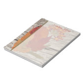 乾燥紅葉と花メモ帳 ノートパッド (回転)