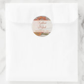 乾燥紅葉、花1.5インチ直径シール ラウンドシール (バッグ)