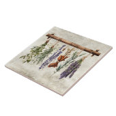 乾燥素朴ハーブのテクスフェイクチャヴィンテージ タイル (側面)