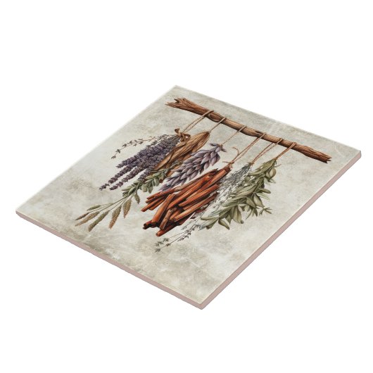 乾燥素朴ハーブ タイル (側面)