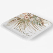 乾燥自然パンパスグラスフローラ結婚ズブライダルPa ペーパープレート (傾斜あり)