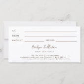 乾燥花券 (裏面)