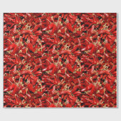 乾燥赤唐辛子南西部フレーバー包装紙 ラッピングペーパー (フラット)