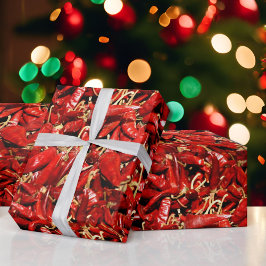 乾燥赤唐辛子南西部フレーバー包装紙 ラッピングペーパー