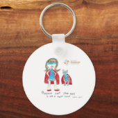 乾癬はストップ僕に出来ぬ キーホルダー (正面)