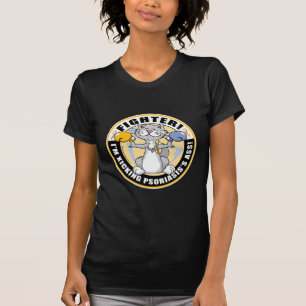 乾癬猫の戦闘機 Tシャツ