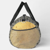 乾素朴フェイク木の木樹皮 ダッフルバッグ (右)