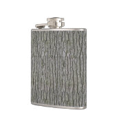 乾素朴フェイク木の木樹皮 フラスク (左)