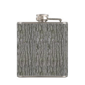 乾素朴フェイク木の木樹皮 フラスク (裏面)