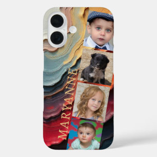 乾絵を描ユニーク色(4枚あり) iPhone 16ケース
