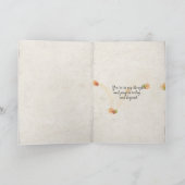 乾考えるいた草の上の赤い翼のブラックバード カード (内部)