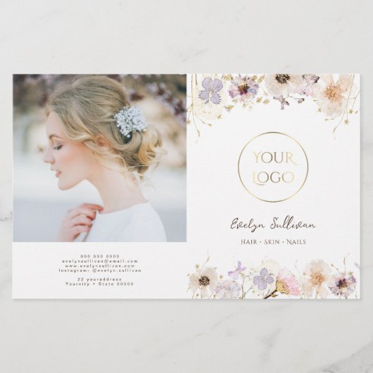 乾花二折パンフレット (正面)