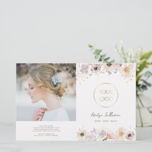 乾花二折パンフレット (スタンド正面)