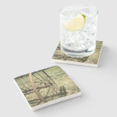 乾草レイクホイール熟成 ストーンコースター (横)