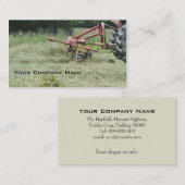 乾草反転機の名刺 名刺 (正面/裏面)