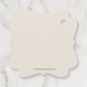 乾葉花結婚の フェイバータグ (裏面)