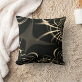 乾葉草や曲がったイバラの？カーキ色 クッション (ブランケット)