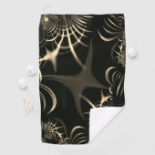 乾葉草や曲がったイバラの？カーキ色 ゴルフタオル (インサイチュ)