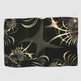 乾葉草や曲がったイバラの？カーキ色 ゴルフタオル