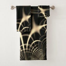 乾葉草や曲がったイバラの？カーキ色 バスタオルセット