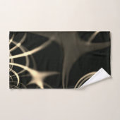 乾葉草や曲がったイバラの？カーキ色 バスタオルセット (ハンドタオル)