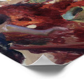 乾葡萄の準備， 1890 ポスター (角)