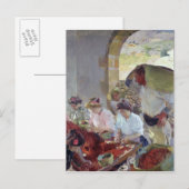 乾葡萄の準備， 1890 ポストカード (正面/裏面)