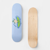 亀おもしろい波サーフィン スケートボード (正面)