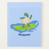 亀おもしろい波サーフィン プランナー手帳 (裏面)