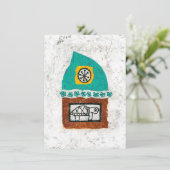 亀がグリーティングカードを買ってかゆい カード (スタンド正面)