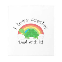 亀が好きだ ノートパッド