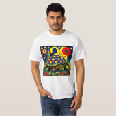 亀が歩く Tシャツ (正面フル)