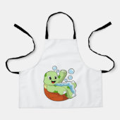 亀が泡を吹く エプロン (正面)