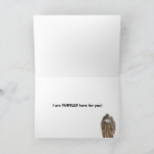 亀が背中に突っ込んだあなたのための勇気付けられる シーズンカード (内部)