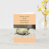 「亀が背中を向けた」よくカードを取る カード (黄色い花)